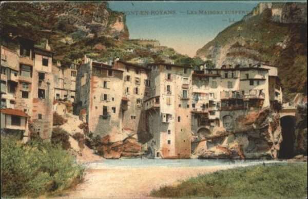 Pont-en-Royans Maison Suspendues