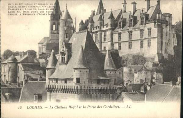 Loches Chateau Royal Porte Cordeliers