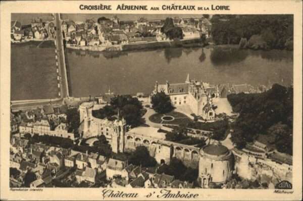 Amboise Fliegeraufnahme Chateau