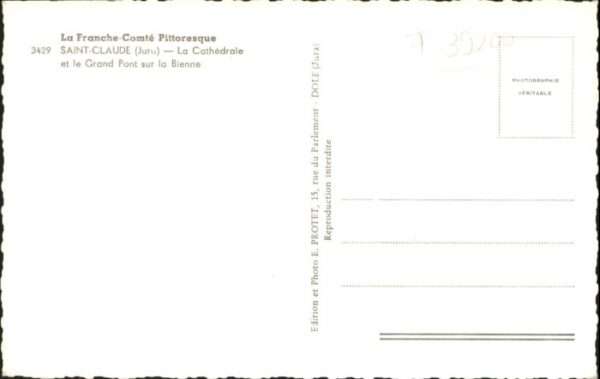 Saint-Claude Jura Cathedrale Grand Pont Bienne – Bild 2