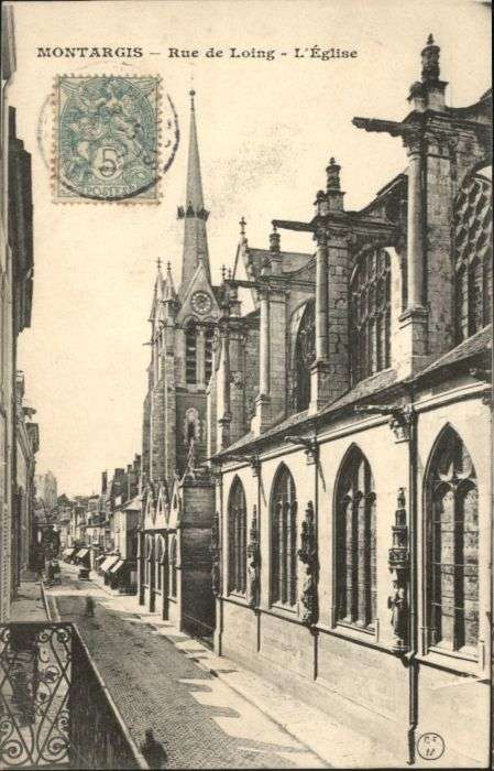 Montargis Loiret Montargis Rue Loing Eglise