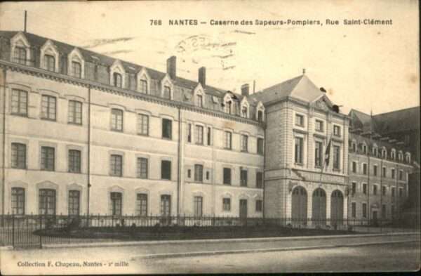 Nantes Loire Atlantique Nantes Caserne Sapuers-Pompiers Rue Sai