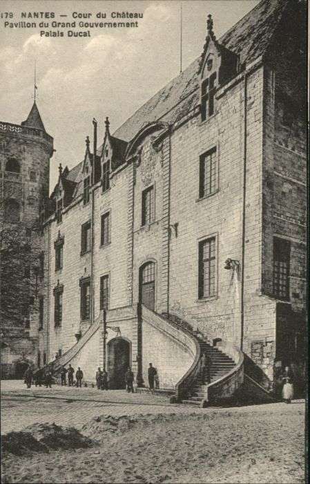 Nantes Loire Atlantique Nantes Cour Chateau Pavillon Grand Gouv