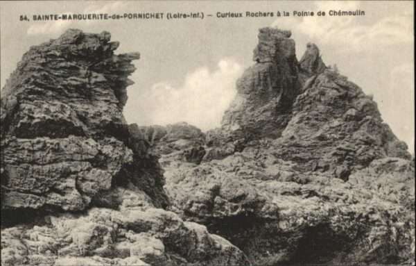 Sainte-Marguerite-de-Pornichet Rocher Pointe de Chemoulin