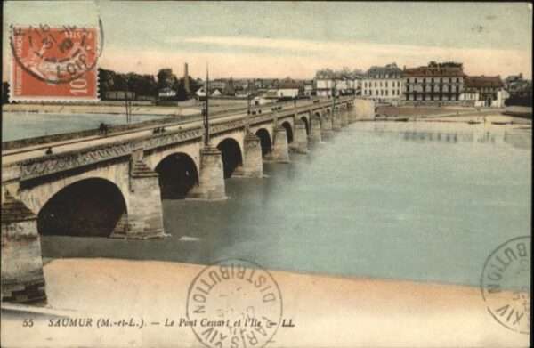 Saumur Pont Cessart Ile