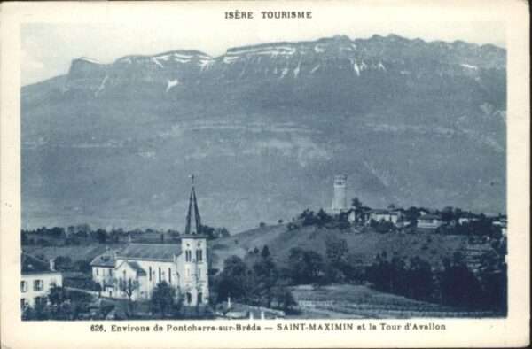 Saint-Maximin Isere Tour d_Avallon Isere Pontcharra-sur-Bre