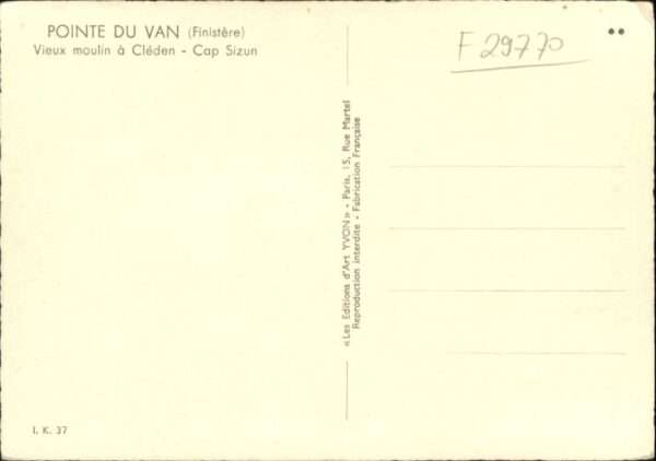 Pointe du Van Finistere Moulin Cledan Cap Sizun – Bild 2
