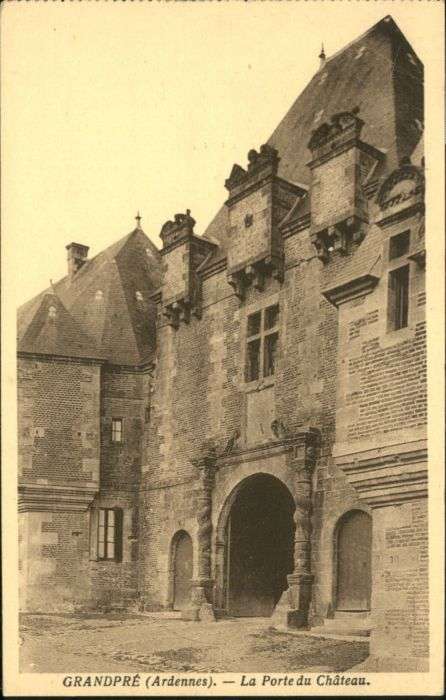 Grandpre Ardennes Porte Chateau
