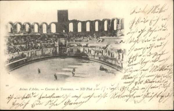 Arles Bouches-du-Rhone Arles Arenes Courses Taureaux
