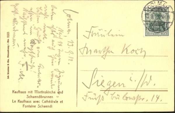Colmar Haut Rhin Elsass Colmar Kaufhaus Martinskirche Schwendib – Bild 2