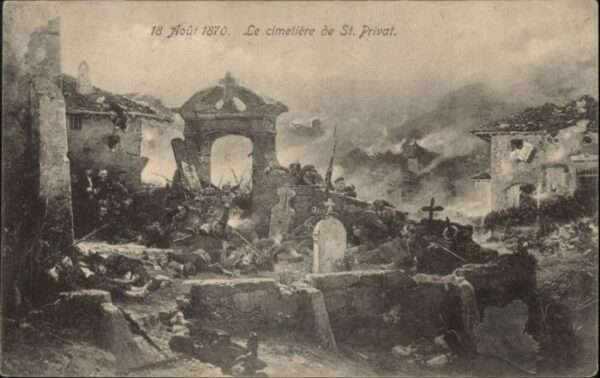 Saint-Privat Cimetiere Zerstörung