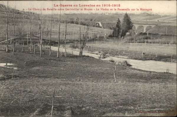 Gerbeviller la Martyre Gerbeviller Champ Bataille Moyen Viaduc