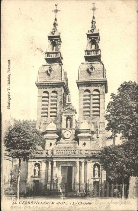 Gerbeviller la Martyre Gerbeviller Chapelle