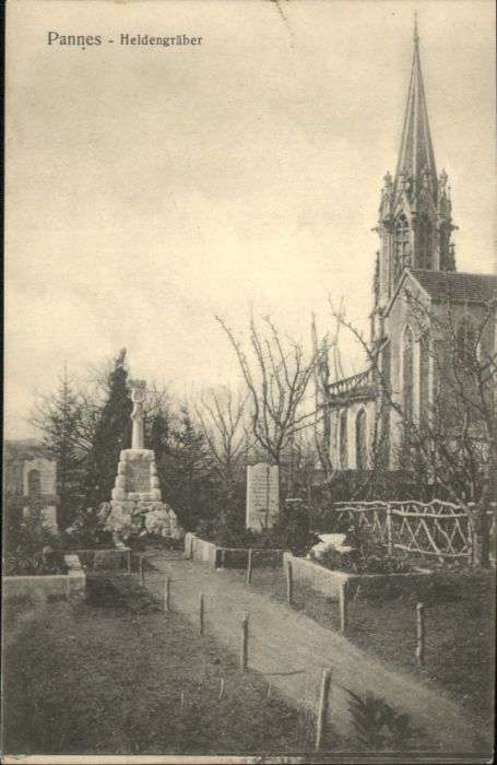 Pannes Meurthe-et-Moselle Heldengrab