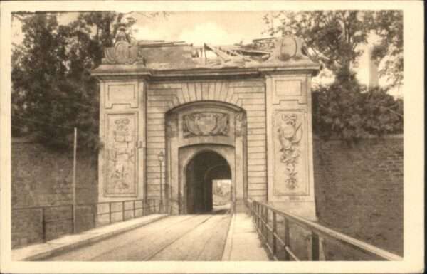 Longwy Lothringen Longwy Festungstor Brücke