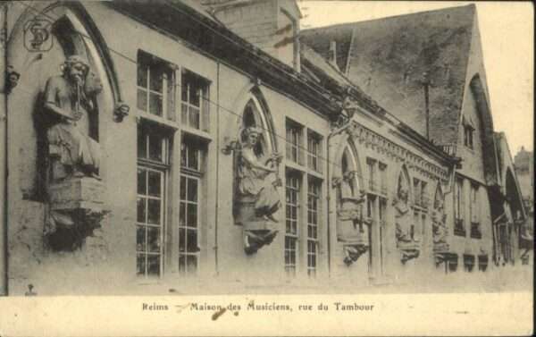 Reims Champagne Ardenne Reims Maison Musiciens Rue Tambour