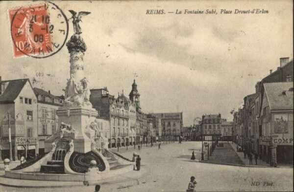 Reims Champagne Ardenne Reims Fontaine Sube Place Drouet-d_Erlo