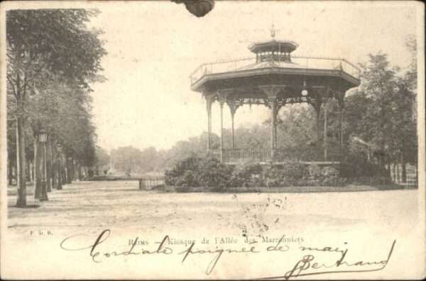 Reims Champagne Ardenne Reims Kiosque Allee Marronniers