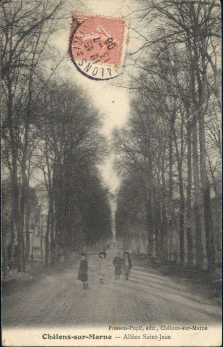 Chalons Marne Allee Saint-Jean