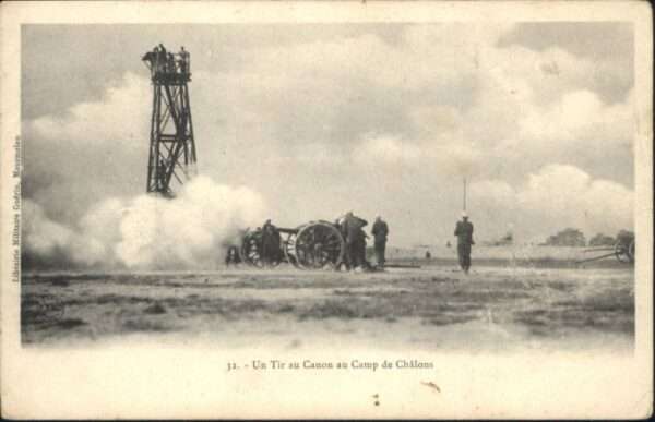 Chalons Tir Canon Camp Kanone