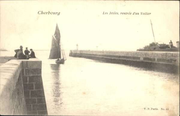 Cherbourg Jetee Voilier