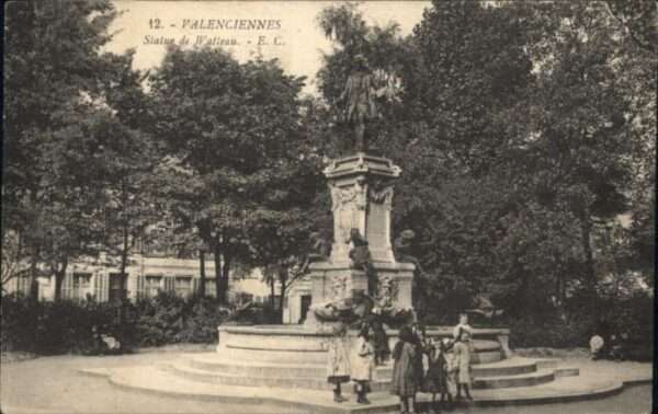 Valenciennes Statue Watteau