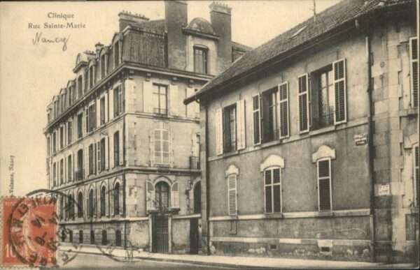 Nancy Lothringen Nancy [handschriftlich] Clinique Rue Sa