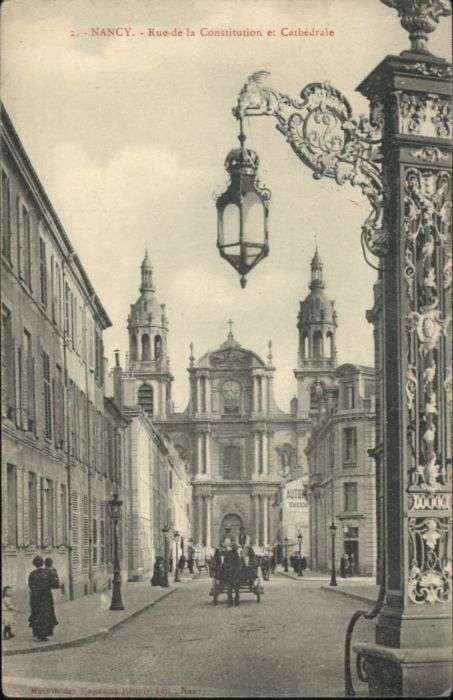 Nancy Lothringen Nancy Rue Constitution Cathedrale