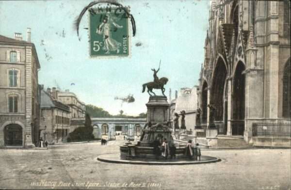Nancy Lothringen Nancy Place Saint Epvre Statue Rene II