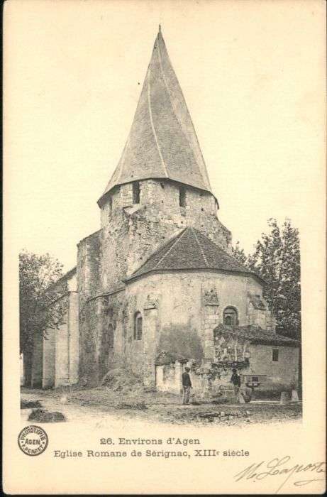 Agen Eglise Romane Serignac