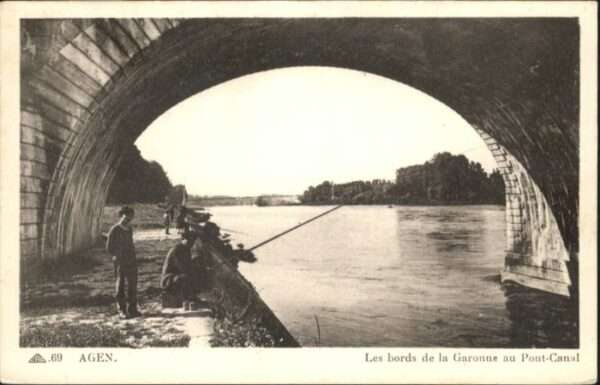 Agen Bords Garonne Pont-Canal