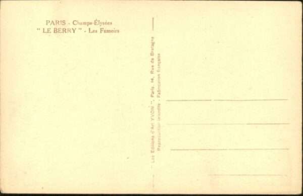 Paris Champs-Elysees Le Berry Fumoirs – Bild 2