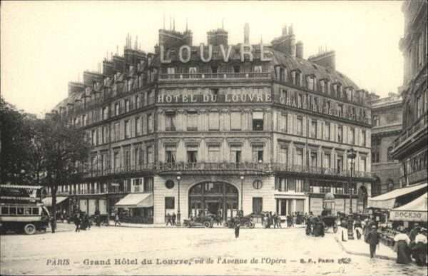 Paris Grand Hotel Louvre Avenue Opera