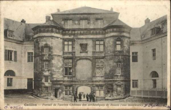 Gaillon Portail Chateau Archeveques Rouen