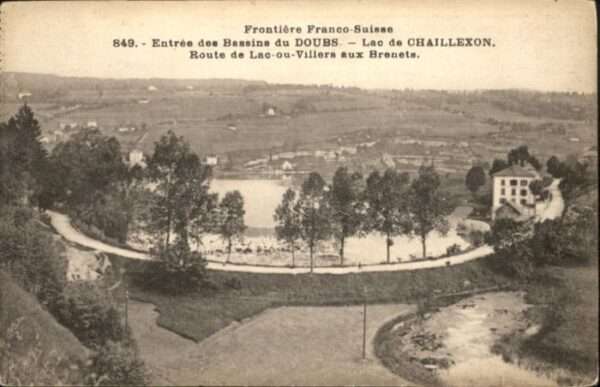 Les Brenets Lac Chaillexon Route Lac-ou-Villers
