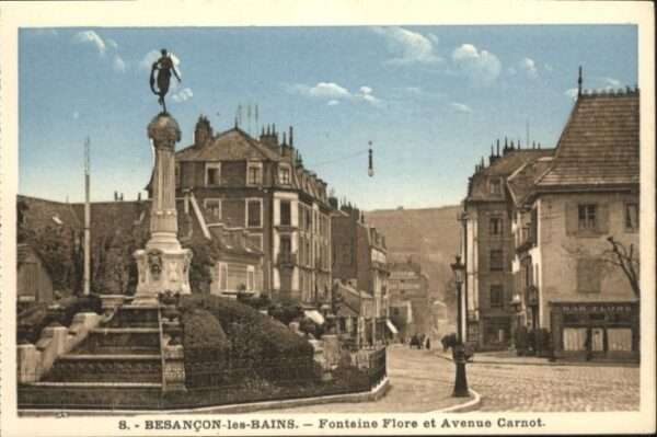 Besancon Doubs Besancon Bains Fontaine Flore Avenue Ca