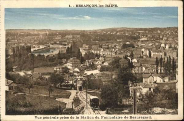 Besancon Doubs Besancon Zahnradbahn Bains Funiculaire