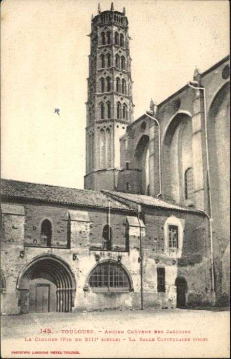 Toulouse Haute-Garonne Couvent Jacobins Clocher Salle Capitula