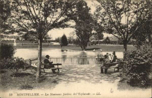 Montpellier Herault Montpellier Jardin Esplanade