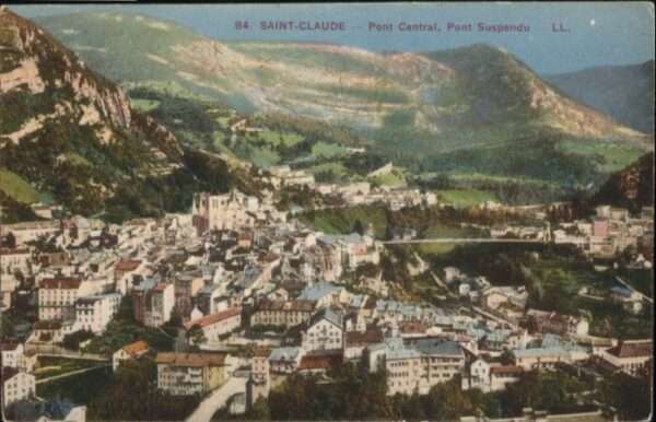Saint-Claude Pont Central Pont Suspendu