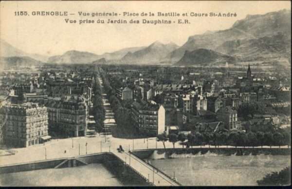 Grenoble Place Bastille Cours St. Andre Jardin D