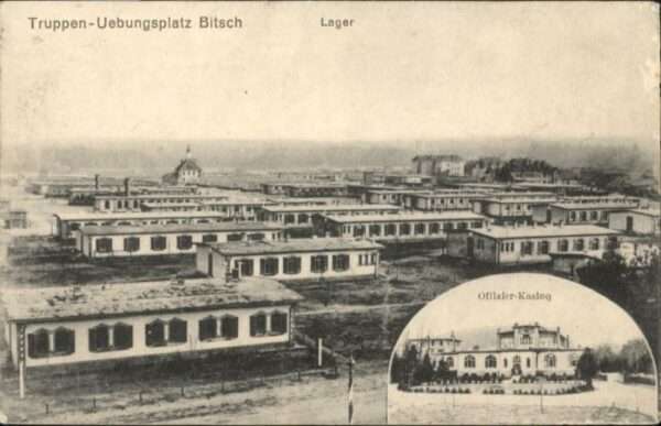 Bitsch Lothringen Bitsch Truppenübungsplatz Lager Offizie