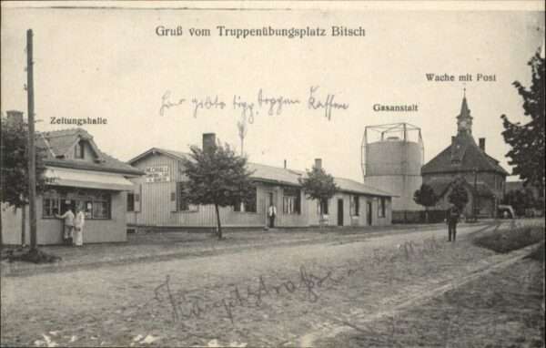 Bitsch Lothringen Bitsch Truppenübungsplatz Gasanstalt Wa