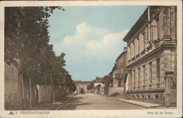 Chateau-Salins Rue Poste