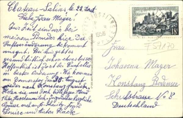 Chateau-Salins Rue Poste – Bild 2