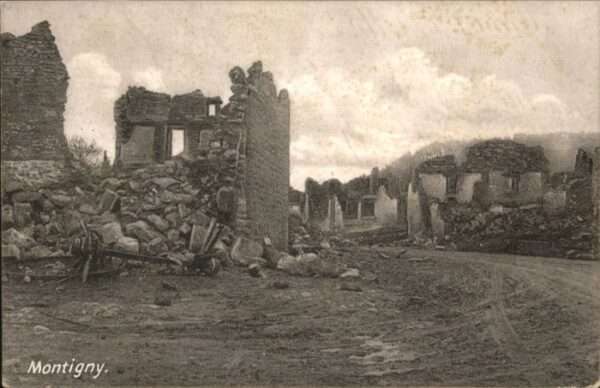 Montigny Meurthe-et-Moselle Montigny Zerstörung