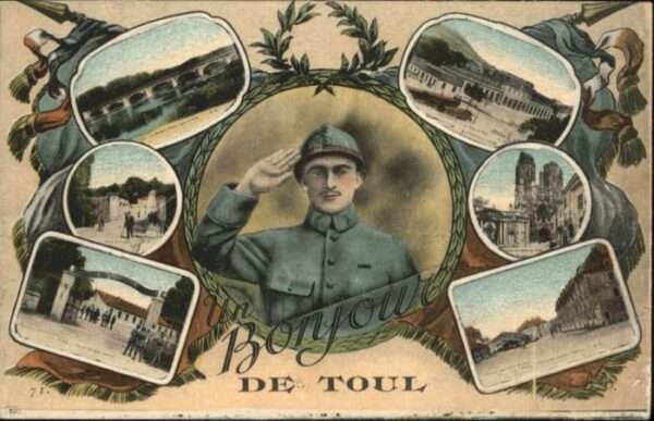 Toul 54 Toul Soldat Gare Bahnhof Caserne Fahne