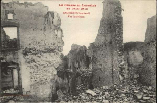 Magnieres Bombarde Zerstörung