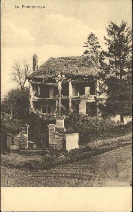 La Pommeraye Calvados La Pommeraye Zerstörung