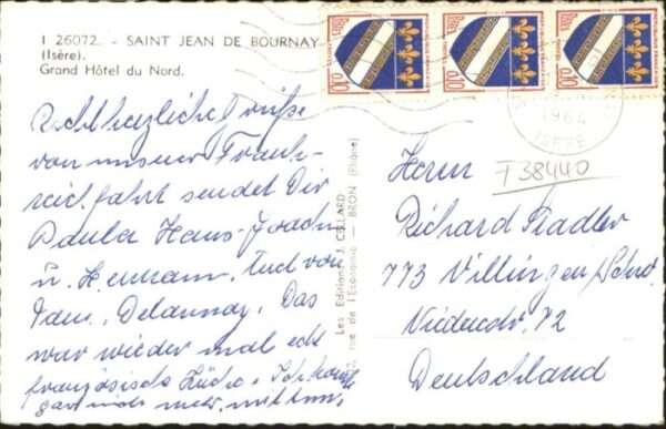 Saint-Jean-de-Bournay Grand Hotel du Nord Droguerie Drogerie – Bild 2
